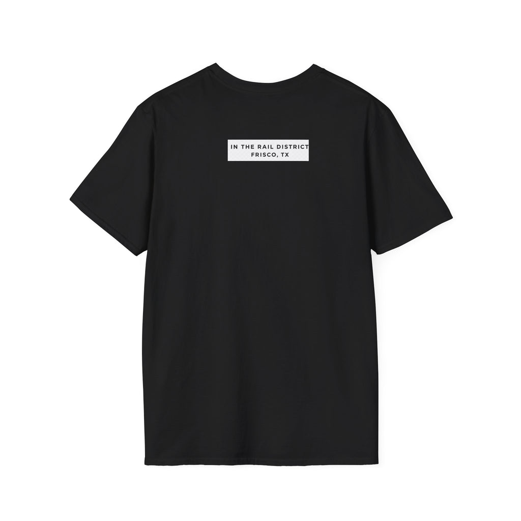 1845 Mercantile Logo T-Shirt — Frisco TX Rail District Minimalist Tee