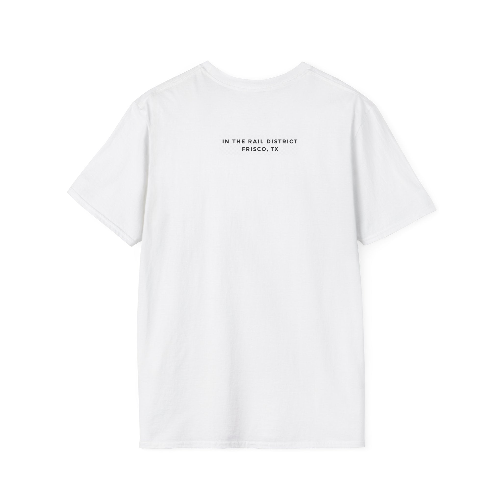 1845 Mercantile Logo T-Shirt — Frisco TX Rail District Minimalist Tee