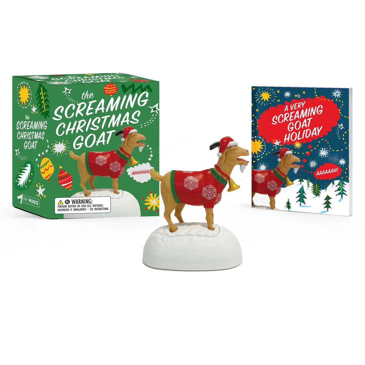Screaming Christmas Goat