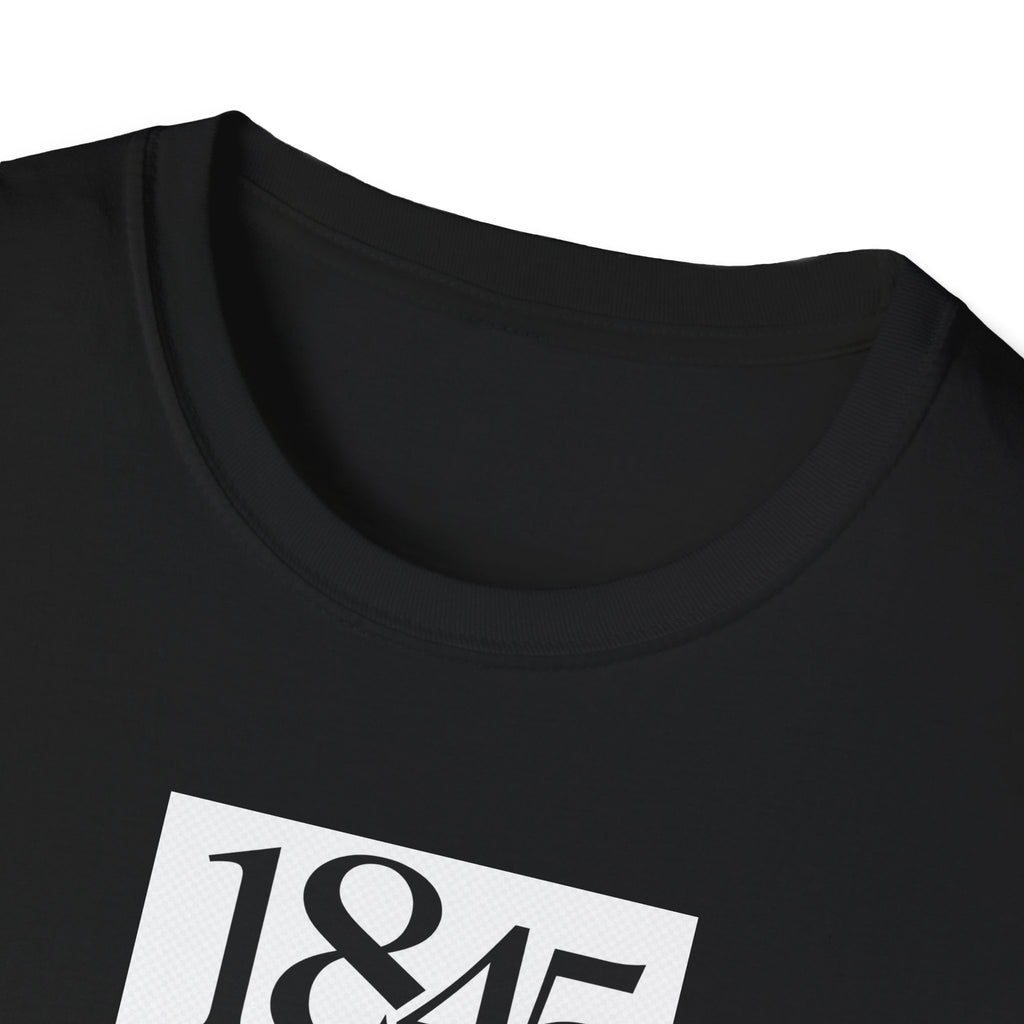 1845 Mercantile Logo T-Shirt — Frisco TX Rail District Minimalist Tee