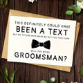 Card Will You Be My Best Man? Funny Wedding Proposal Card