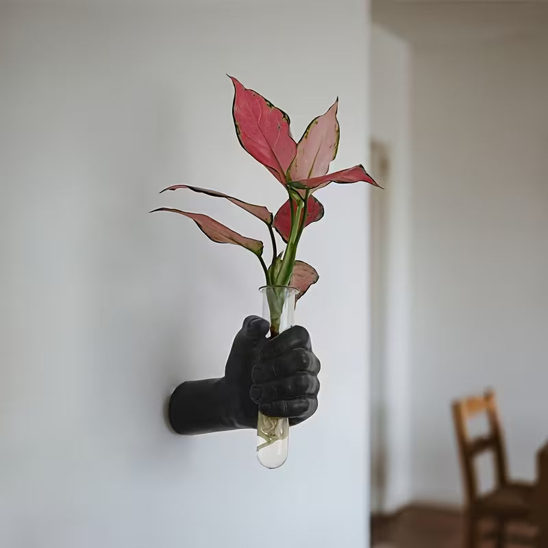 Modern Hand-Shaped Wall Vase