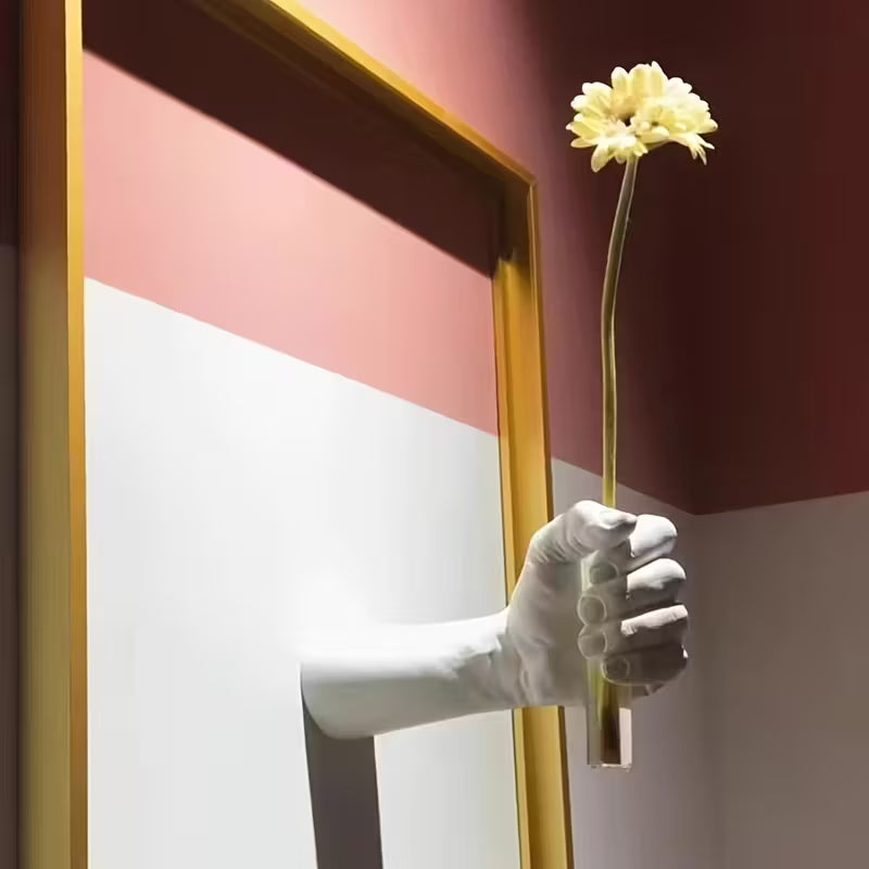 Modern Hand-Shaped Wall Vase