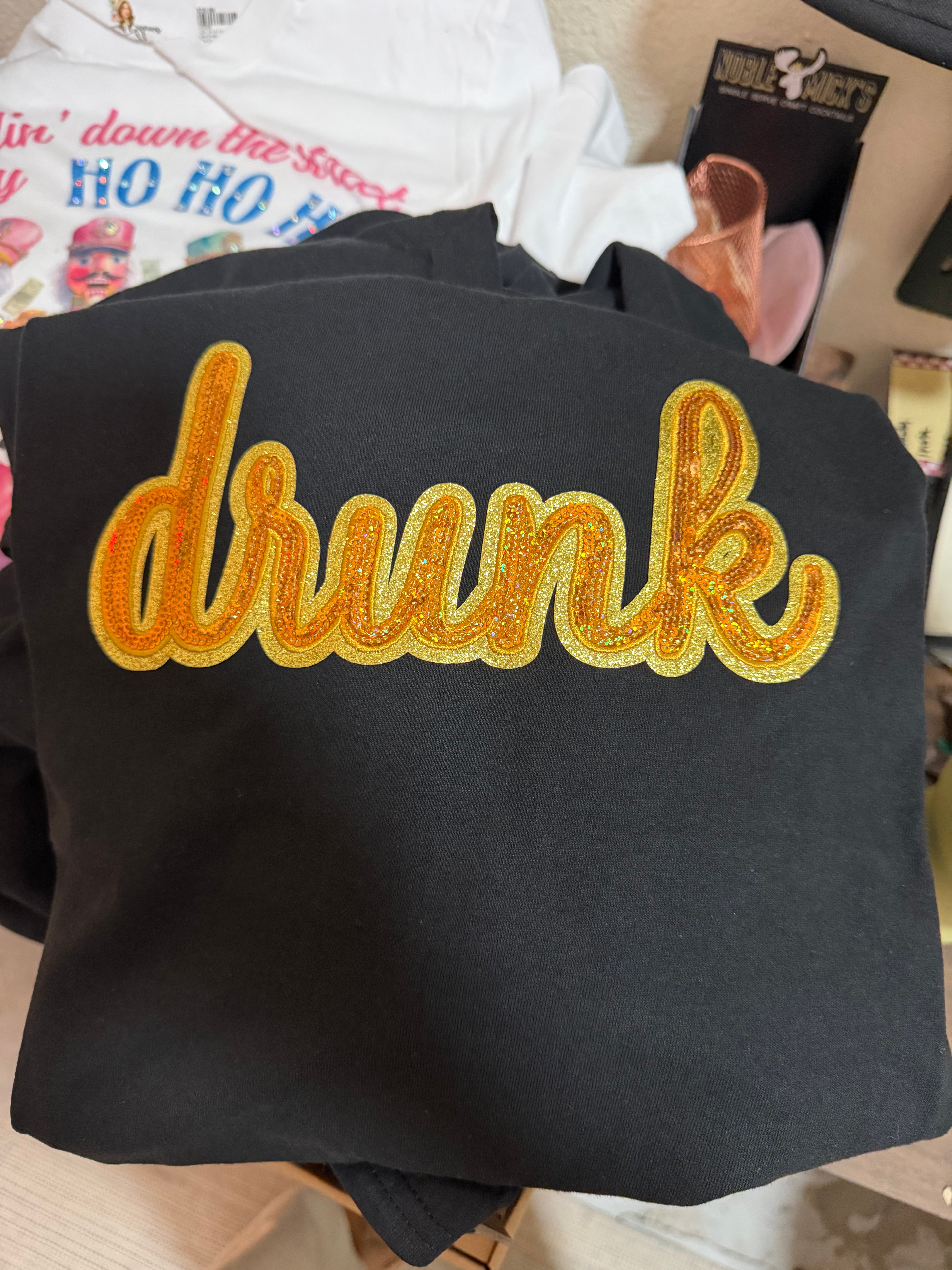 Drink Sequin Halloween Shirt