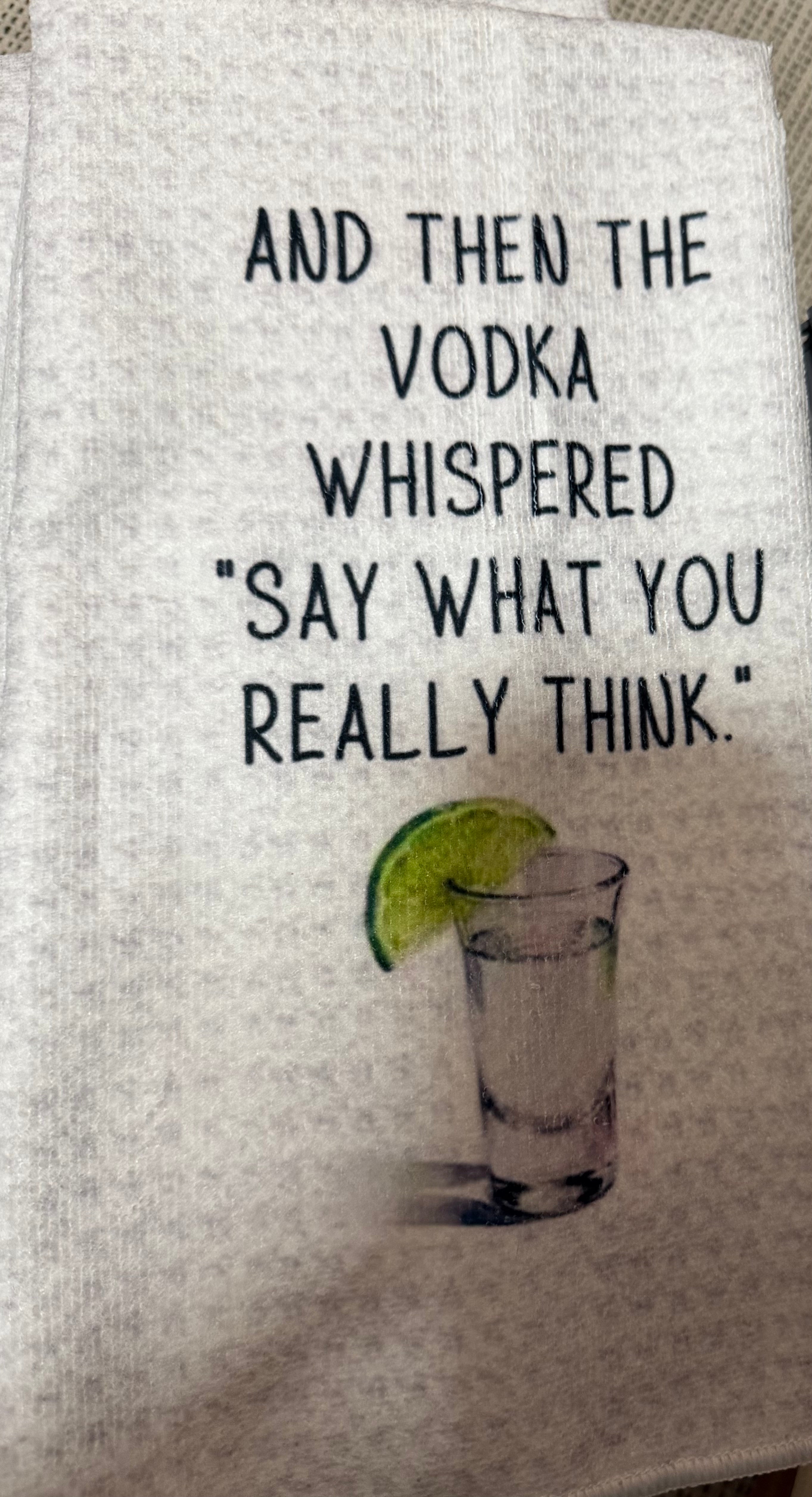 Vodka Dish Towel