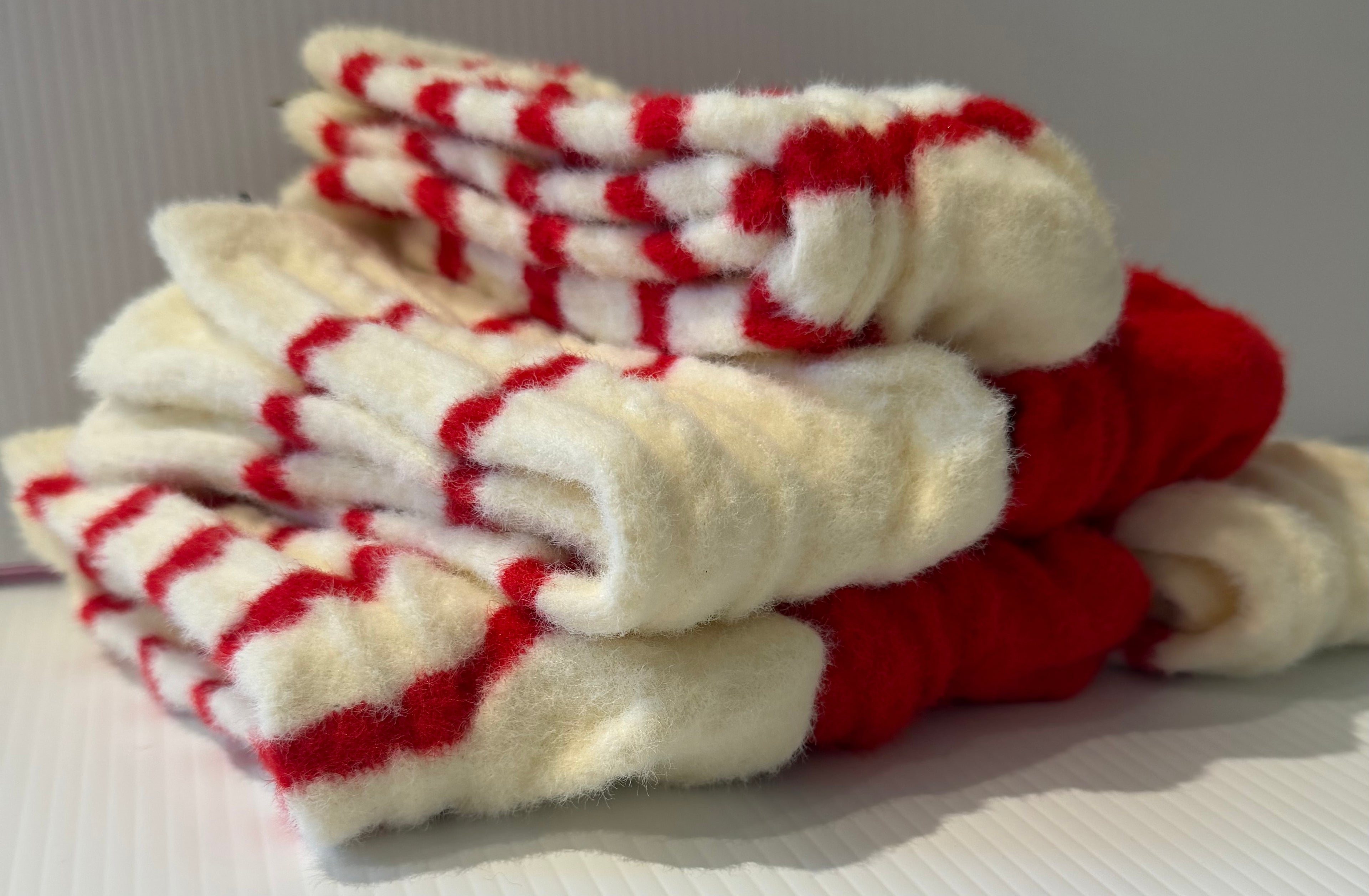 Fuzzy Christmas Socks