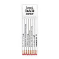 Quotable Pencil Set Best Dad Ever