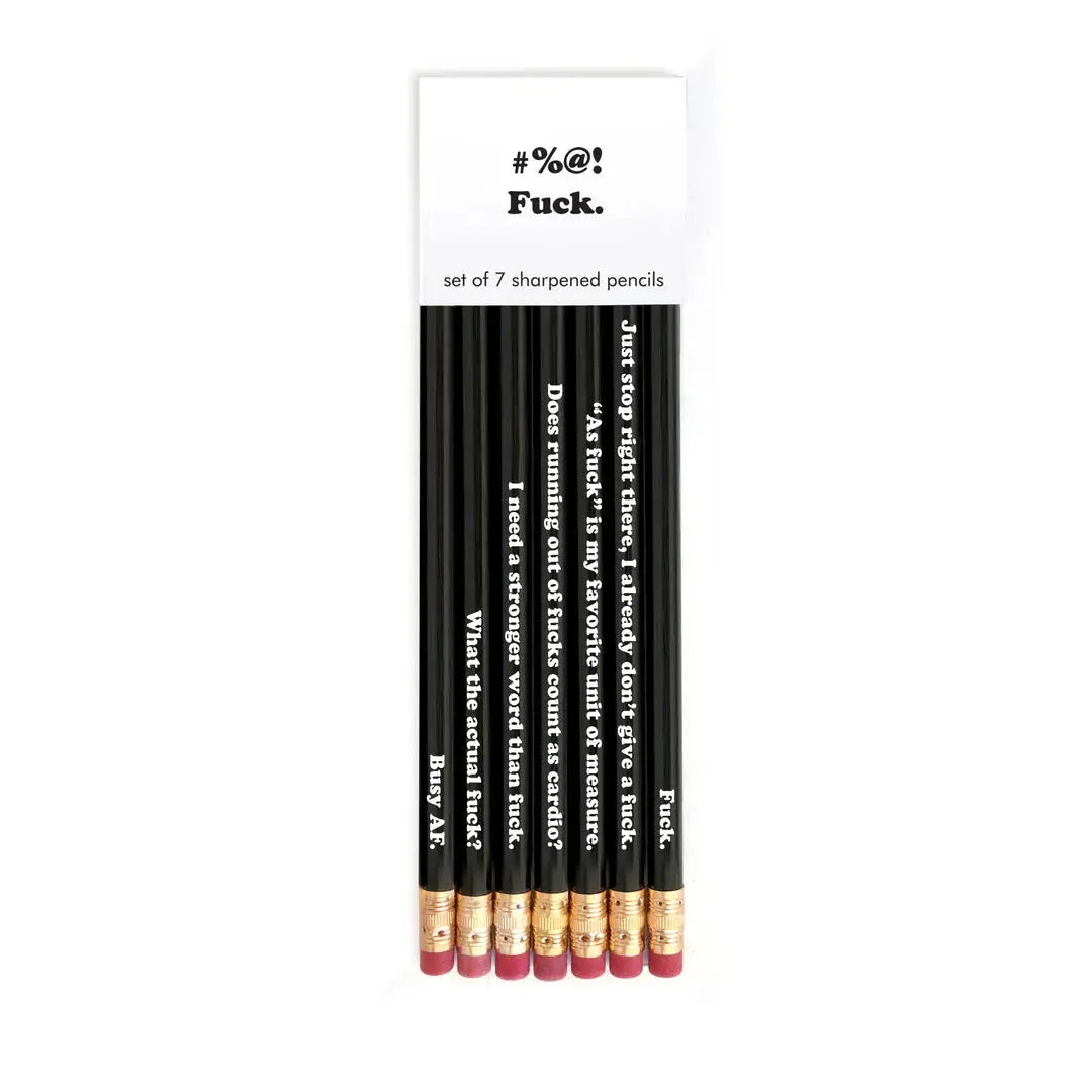 Quotable Pencil Set Adulting is Hard