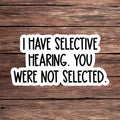 Sticker Selective Hearing