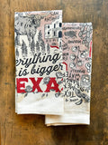 Dish Towel Bigger in Texas