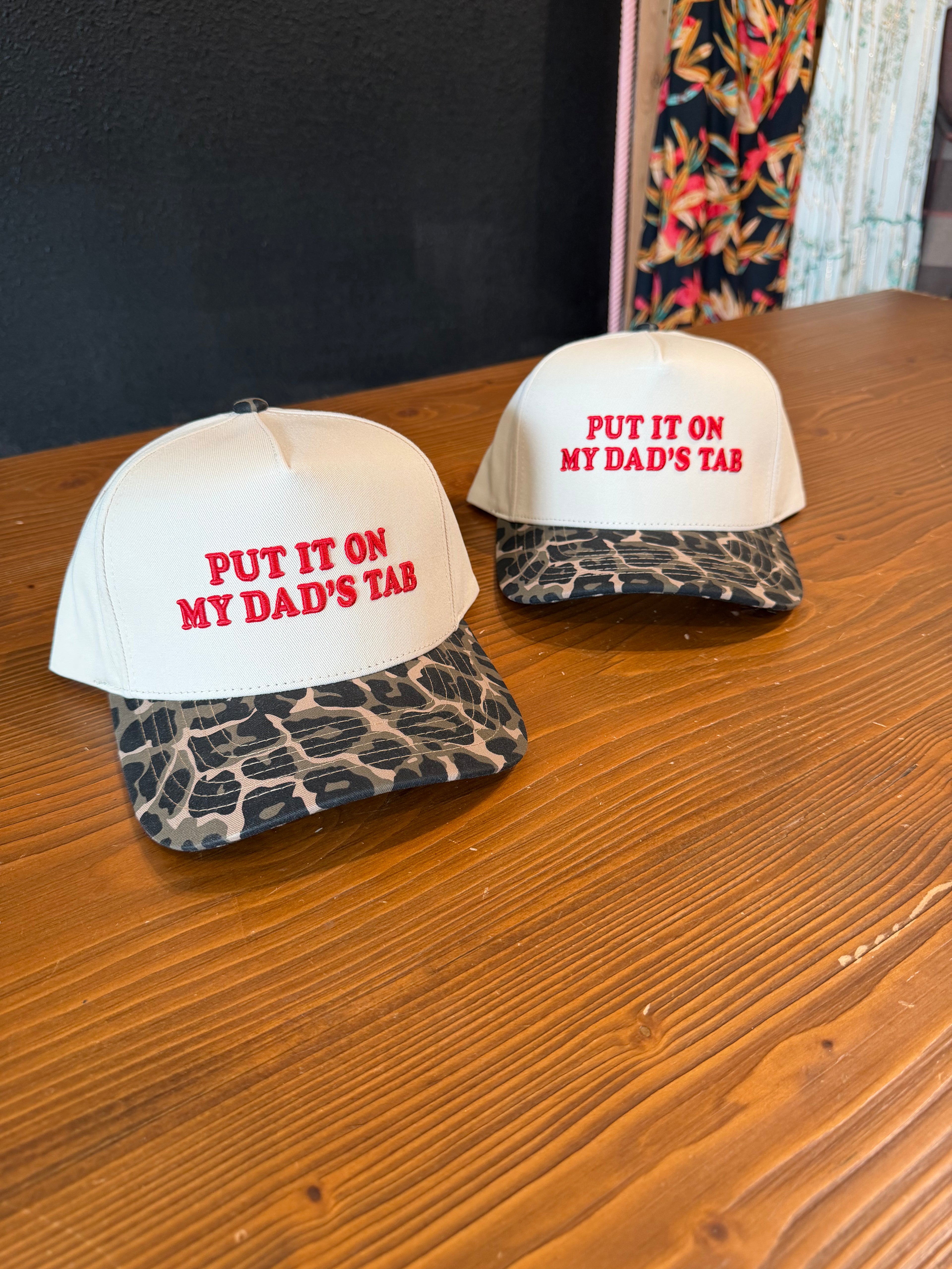 Trucker Hat Put it on Dad's tab