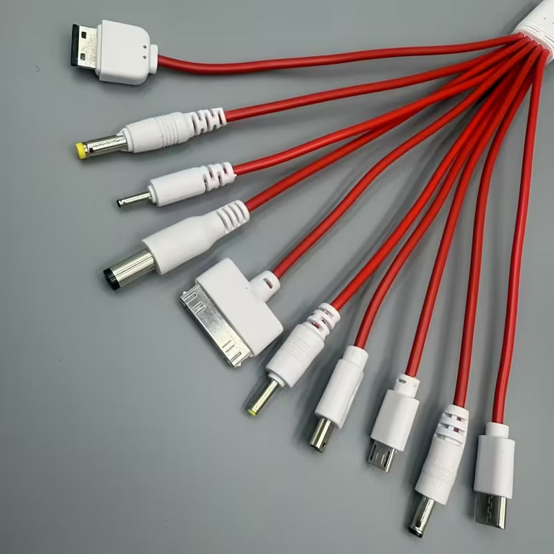 USB multi charger Red