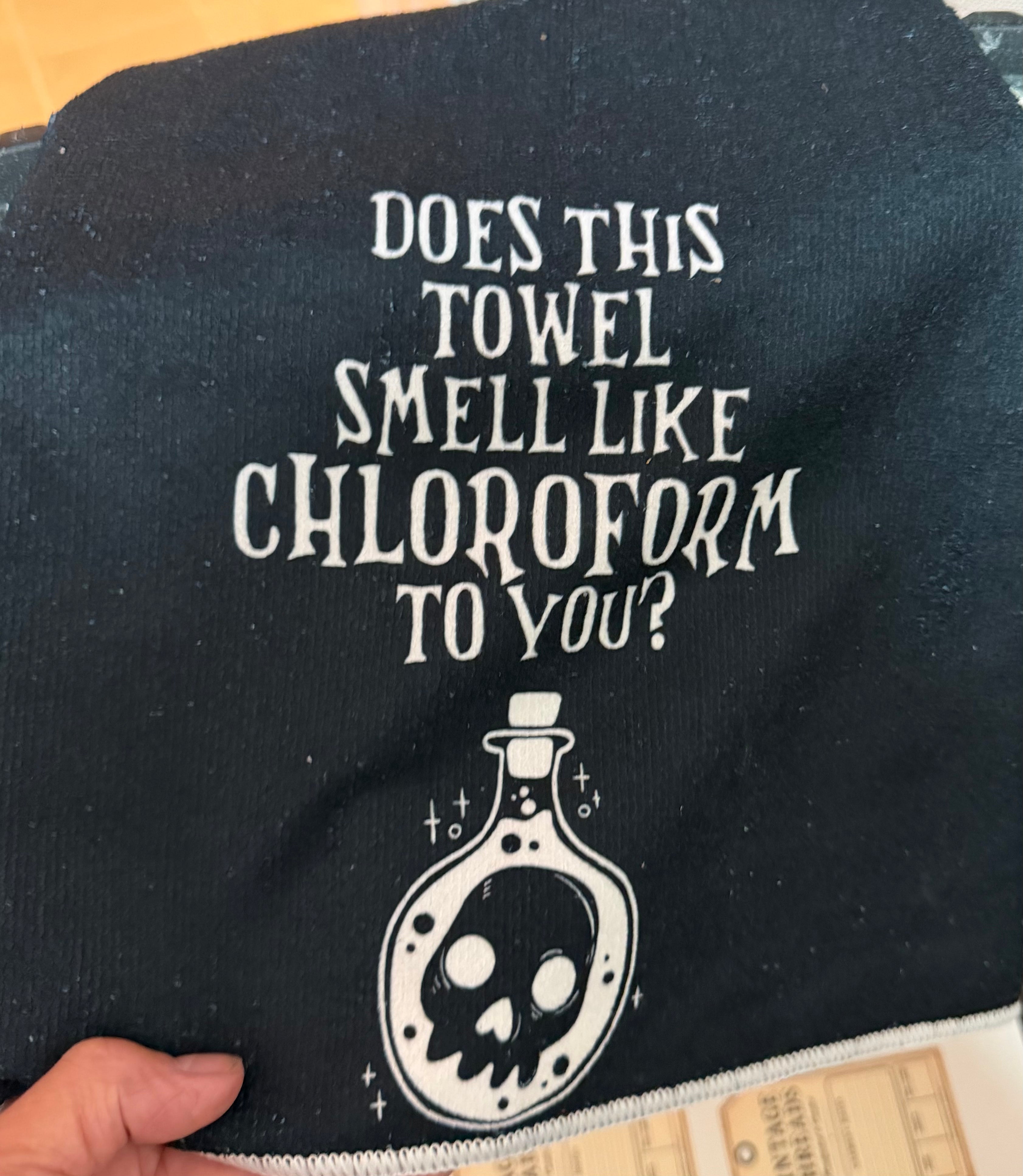 Dish Towel Chlorform